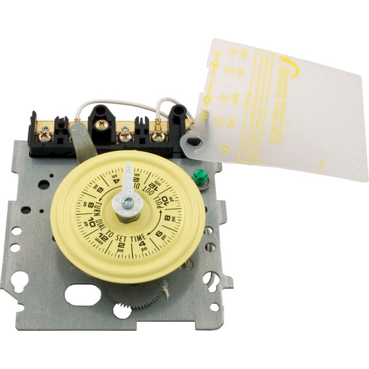 Timer Mechanism, Intermatic,T104,DPST,230v,24hr,Yellow Dial