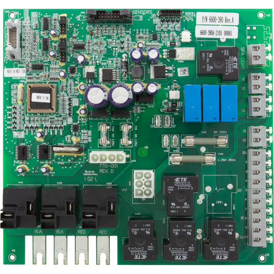 PCB, Sundance Spas 880NT, 2-Pump, LCD, 2014