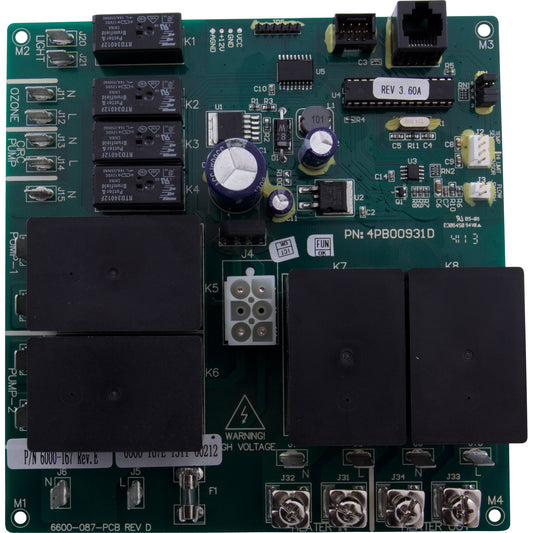 PCB, Sundance J-LX/J-LXL,Universal (w/Circ Pump Only)