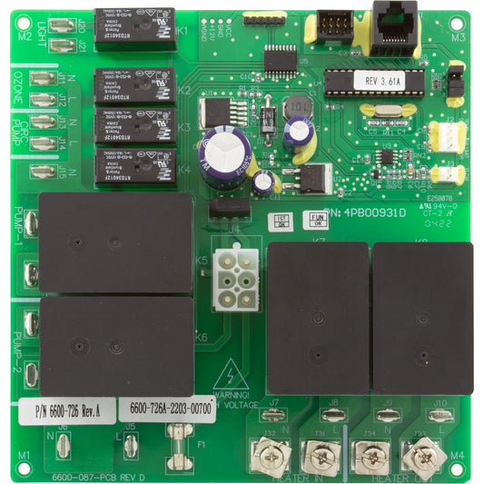 PCB, Jacuzzi J-325/J-315 Models, Micro Chip 3.83