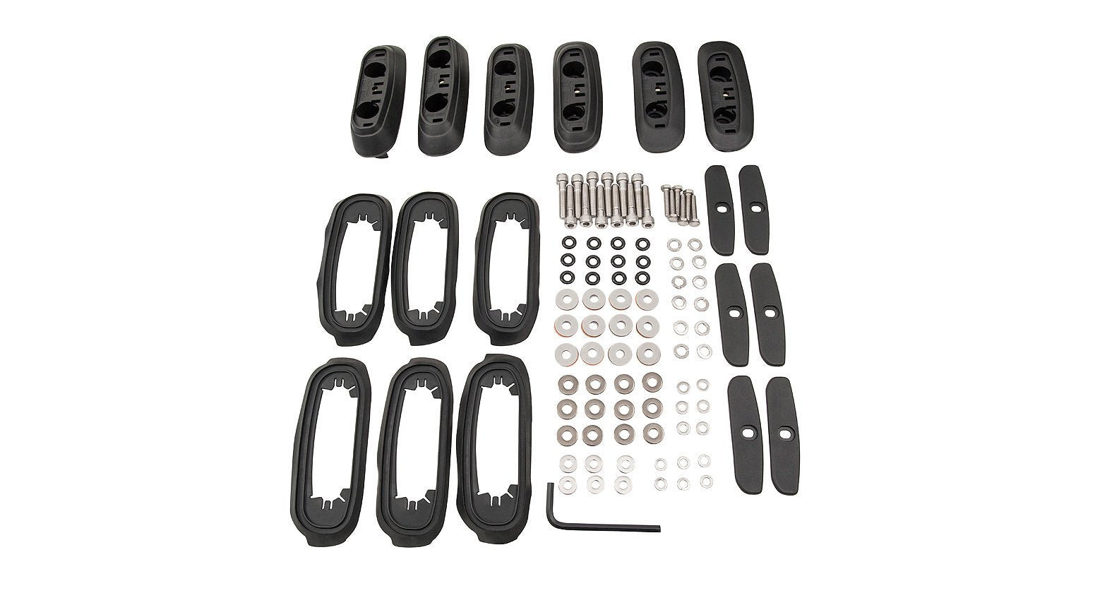 Rhino-Rack Base Kit (X4), RCP27-BK fits Jeep Grand Cherokee 2011-2020