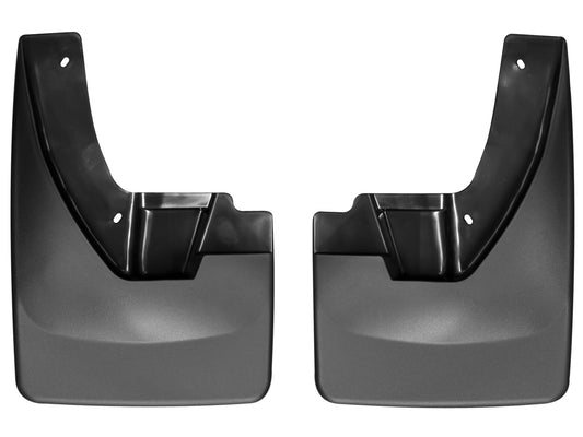 WeatherTech Custom No Drill Splash Guard MudFlaps for RAM Ram 1500 Classic, Ram 2500/3500, Ram Truck 1500 - Front Pair (110026), Black
