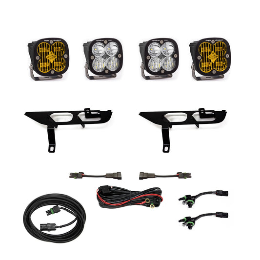 Baja Designs 2122 F150 without Drl(sae Fog Amber Toggle Wiring)squadron SAE/PRO Fog Pocket Kit - 44-7700