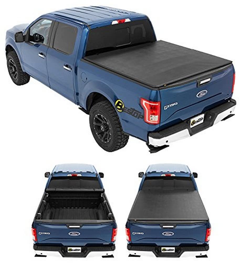 Bestop Inc. 8311 RANGER/9410 Mazda Bseries Pickup Styleside 6 ft Bed (72.IN) Ezroll Tonneau Coverblack - 19030-01