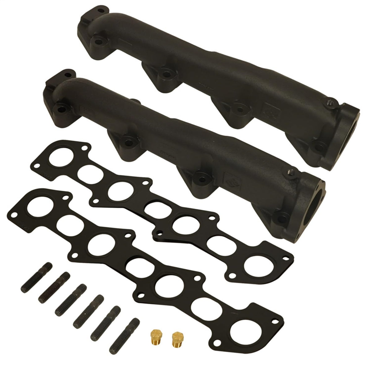 Durable Cast Iron Exhaust Manifold Set for Ford 6.4L PowerStroke (2008-2010 F-250/F-350/F-450/F-550) by BD Diesel Performance