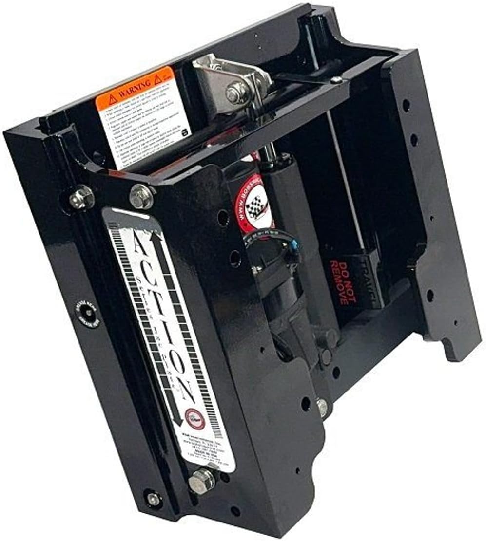 Bob's Machine 100-104101P 4"� Setback Action Series Jack Plate, Black Coated