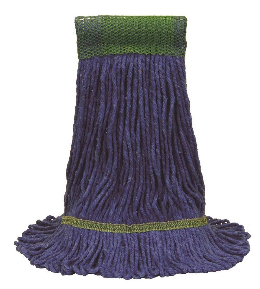 O'Cedar Commercial 97157 Large MaxiClean Loop-End Mop, Blue (Pack of 12)