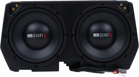 MB Quart Can-Am Defender Audio Upgrade, 400W Dual 10" Subwoofer System, Plug and Play Compatibility with Models 2017-2025, Marine Grade Protection