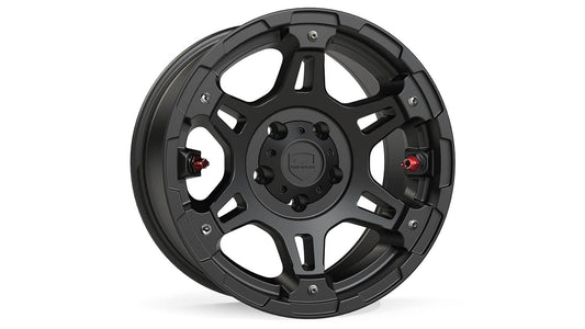 TeraFlex Nomad Split Spoke Off-Road Wheel â€“ 5x5â€ â€“ -12mm â€“ Metallic Black