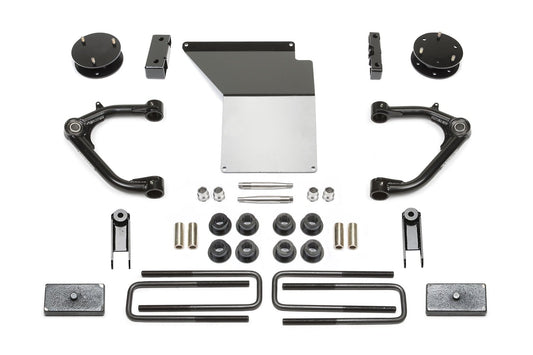 Fabtech K1098 Uniball UCA Lift System 4 in. Lift For Vehicles w/Magneride And Steel Suspension Uniball UCA Lift System