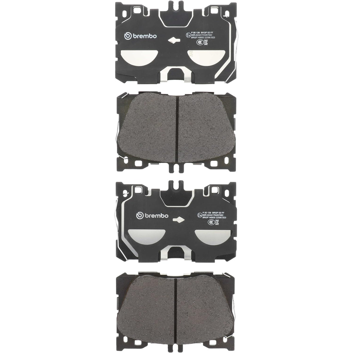 Brembo Mercedes-Benz C43 Amg 20172021 C450 Amg 20162016 Disc Brake Pad Set - P50139