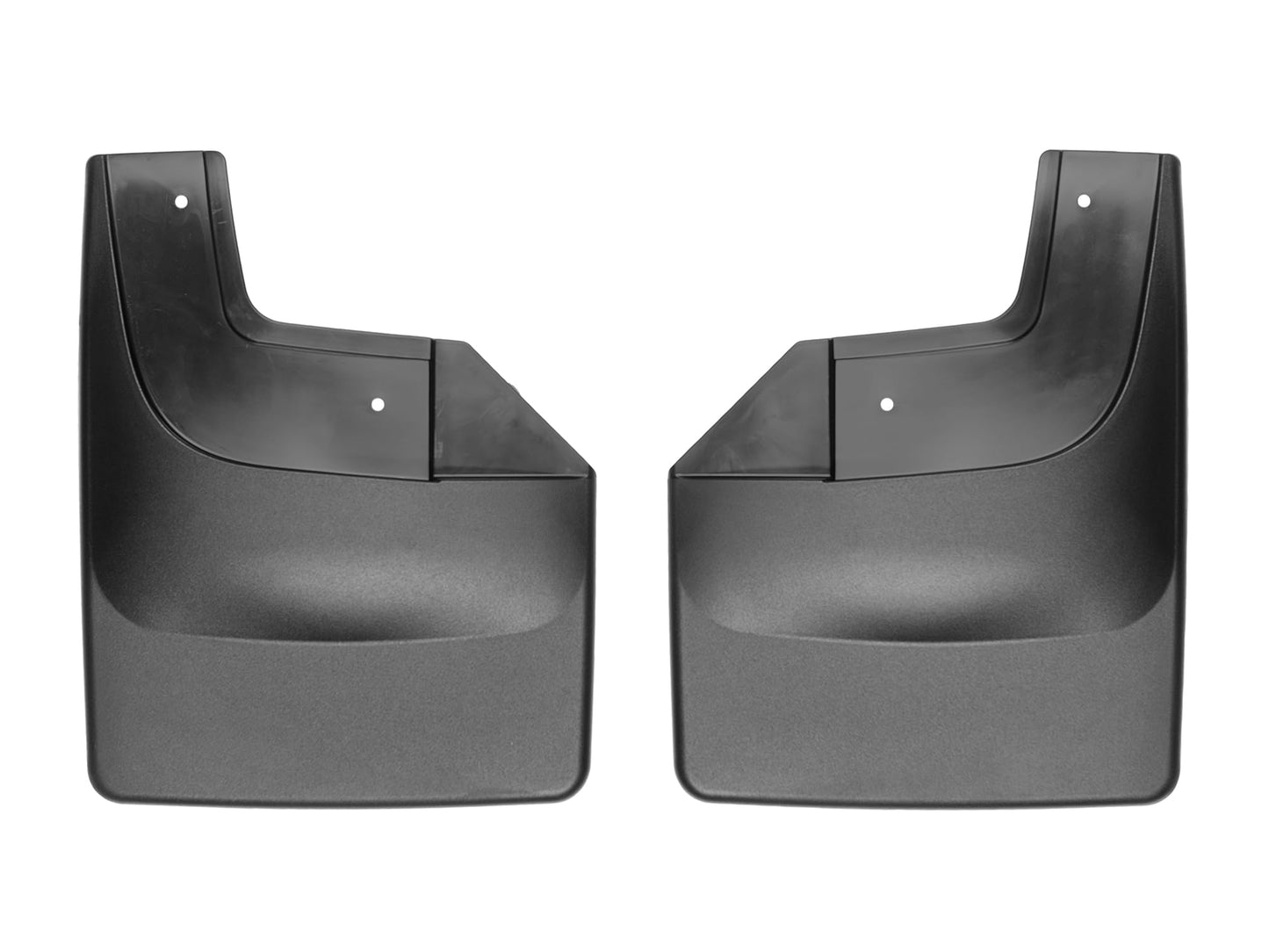 WeatherTech Custom No Drill Splash Guard MudFlaps for Ford F-150 Raptor, Rear Pair (120073), Black