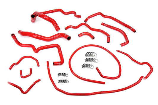 HPS 57-1512-RED Silicone Radiator and Heater Hose Kit Coolant