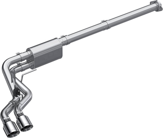 MBRP 2021 Ford F-150 2.7L EcoBoost / 3.5L EcoBoost / 5.0L 3in Cat Back Single Side Exit T304