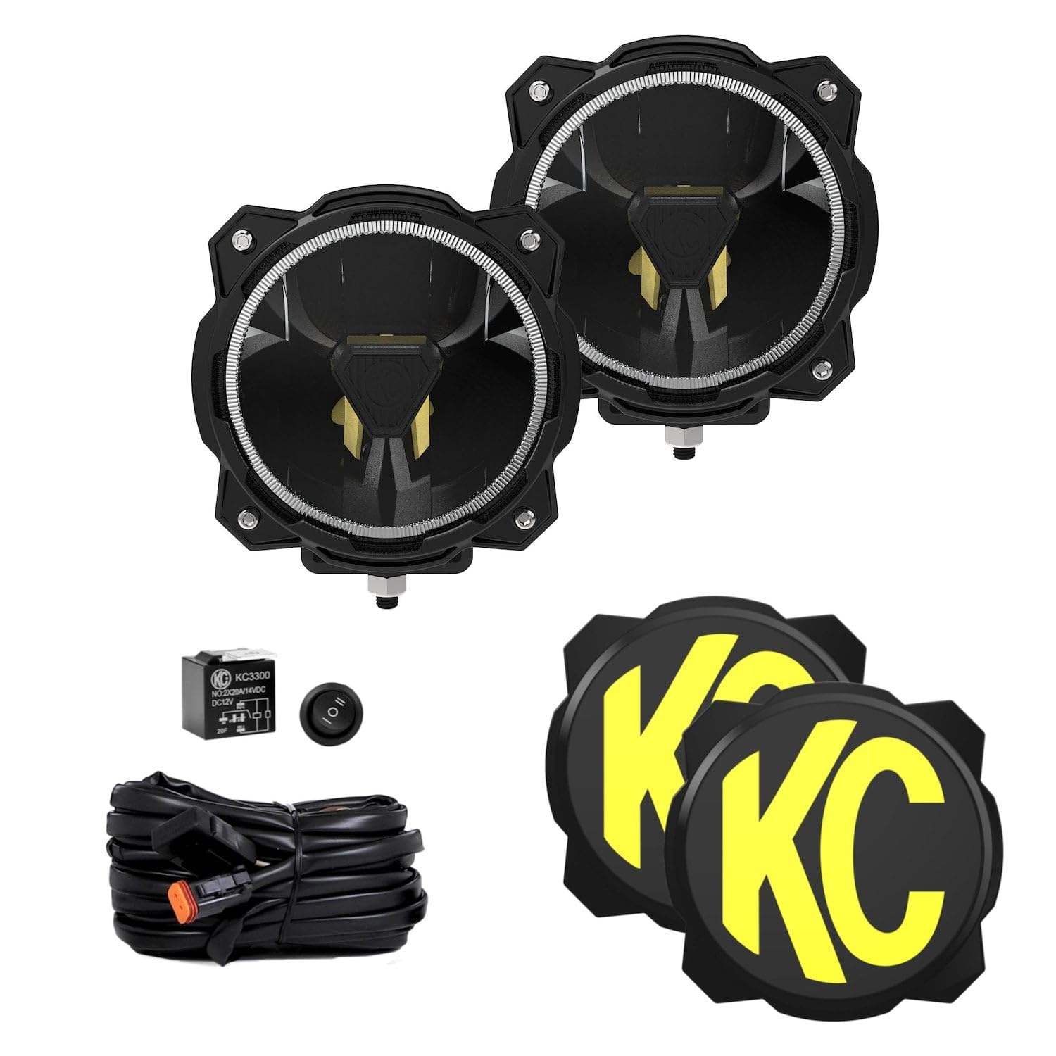 KC Hilites GravityÂ® Titanâ„¢ 6" LED - Pair Pack - Wide-40 Beam