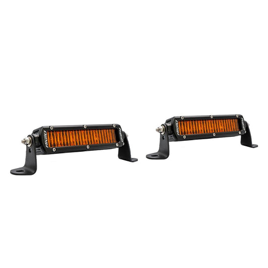 RIGID INDUSTRIES SR-Series SAE 6 Inch with Amber PRO Lens | Pair