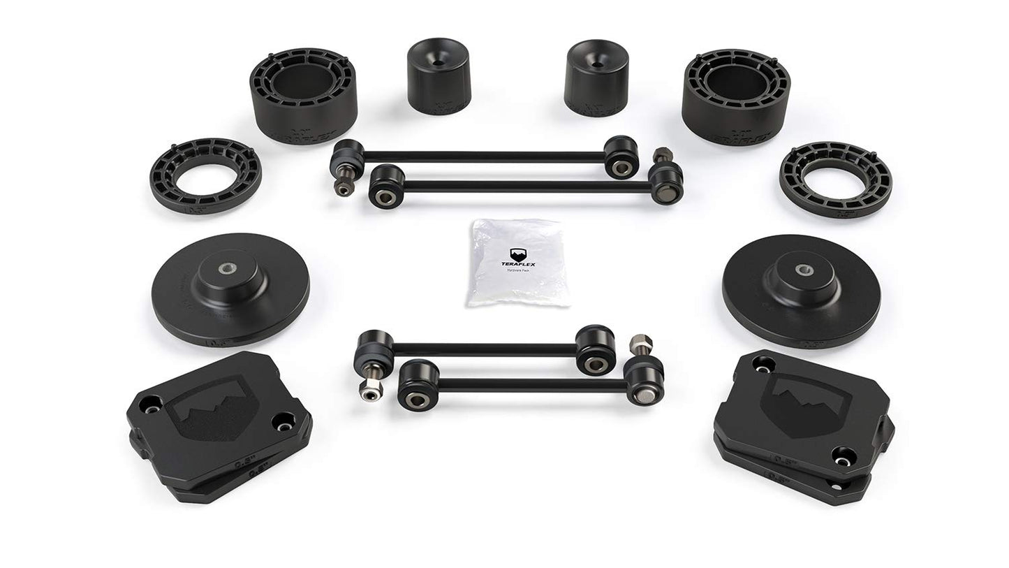TeraFlex 1375200 JT: 2.5" Performance Spacer Lift Kit â€“ No Shock Absorbers