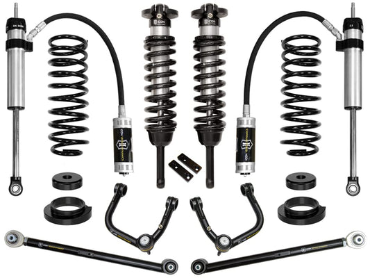 ICON, 0-3.5" Lift, Stage 4 Suspension System, Tubular UCA, Compatible with 2003-09 Lexus GX470, K53174T