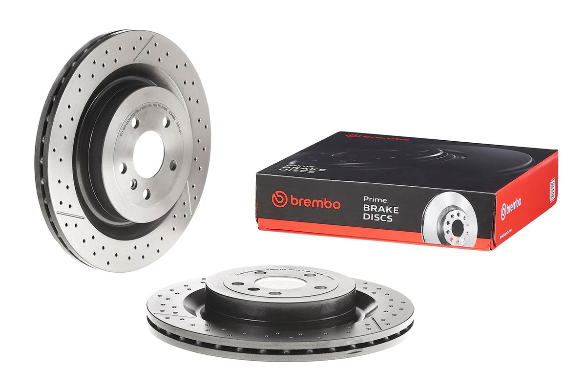 Brembo Mercedes-Benz GL63 Amg 20132016 GLE63 Amg 20162019 Disc Brake Rotor - 09.B710.11