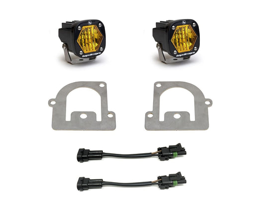 Baja Designs 21C Ford Bronco Sport S1 Fog Light Kit Amber with C - 447683