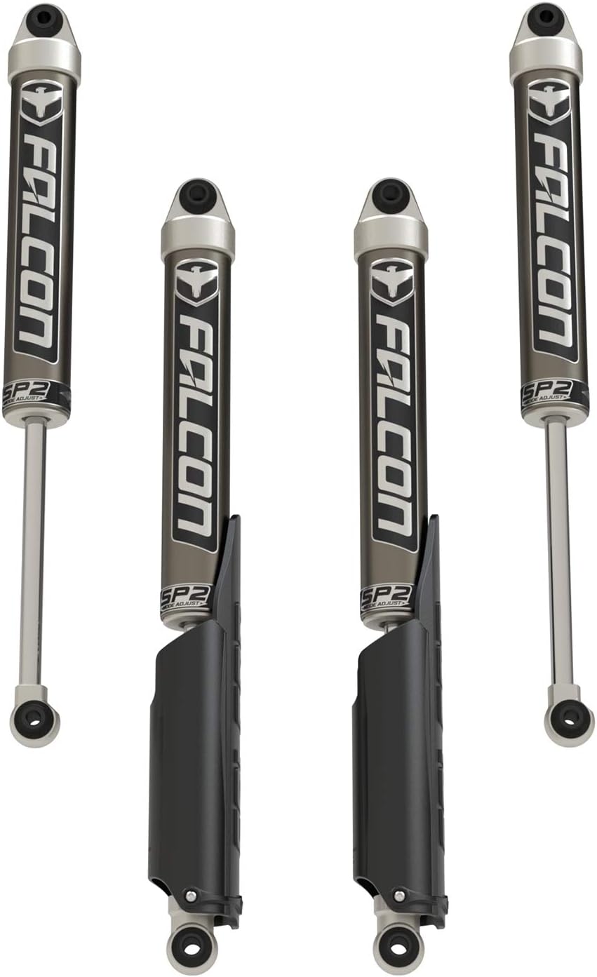 JT Falcon SP2 2.1 Monotube Shocks (0-1.5” Lift)