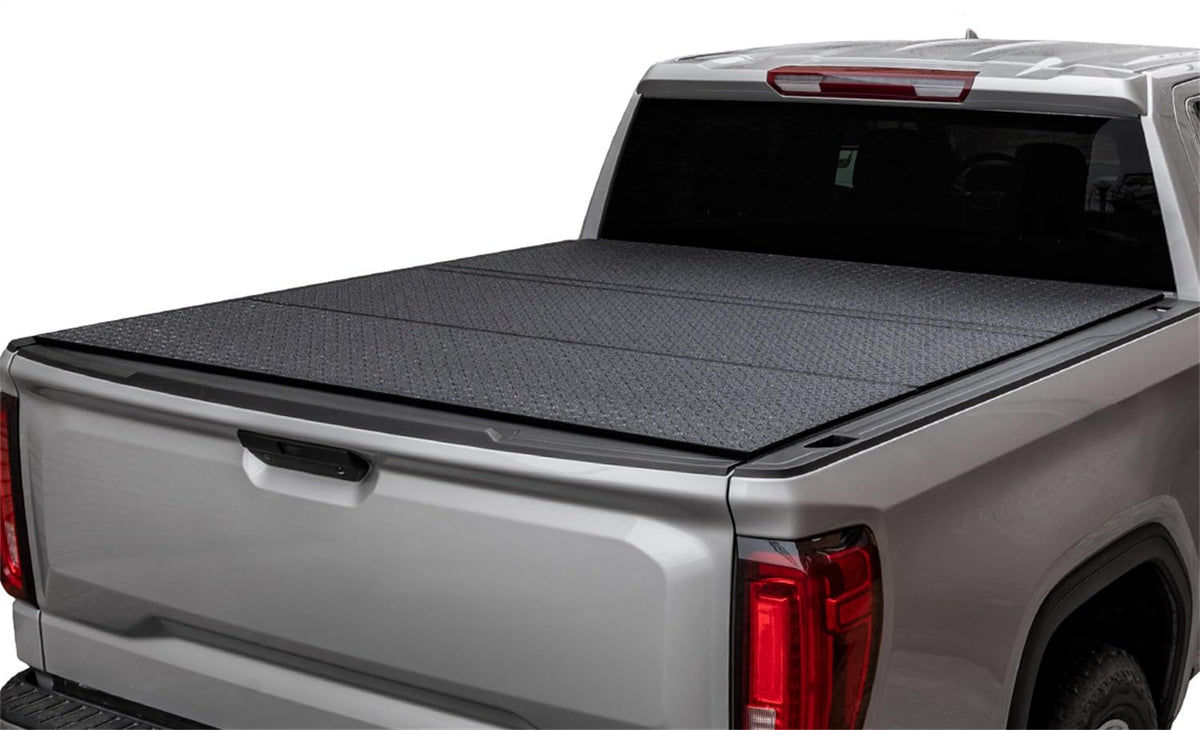 Access Bed Covers 19C SILVERADO/SIERRA 1500 6.6 ft(without Bedside Storage Box)black Diamond Mist Lomax Folding Hard Cover - B4020089