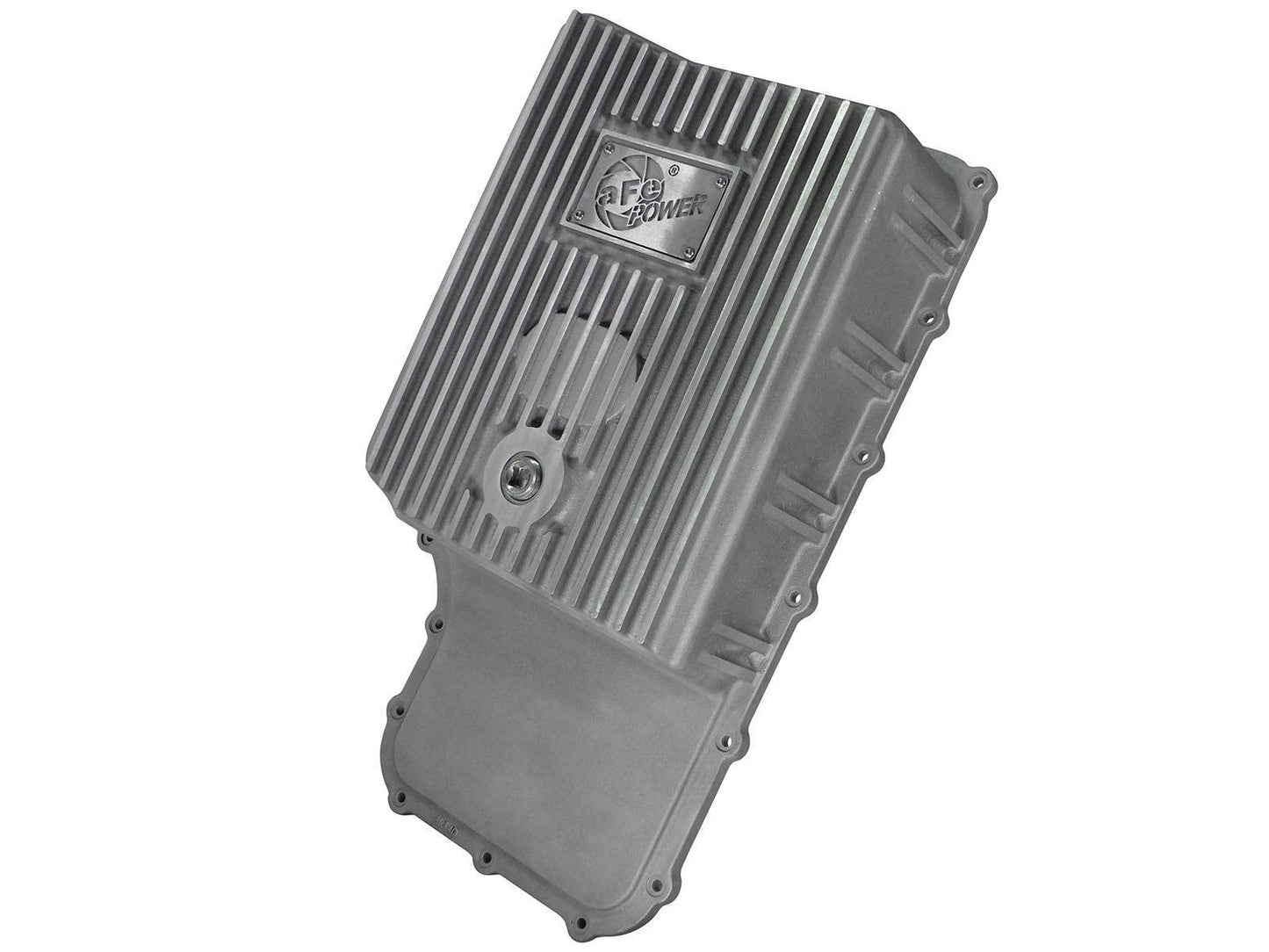 Advance Flow Engineering 46-70180 Cov Trans Pan, 6r140 Ford Trks 11-14 V8-6.7l (T)Raw Machd Fins