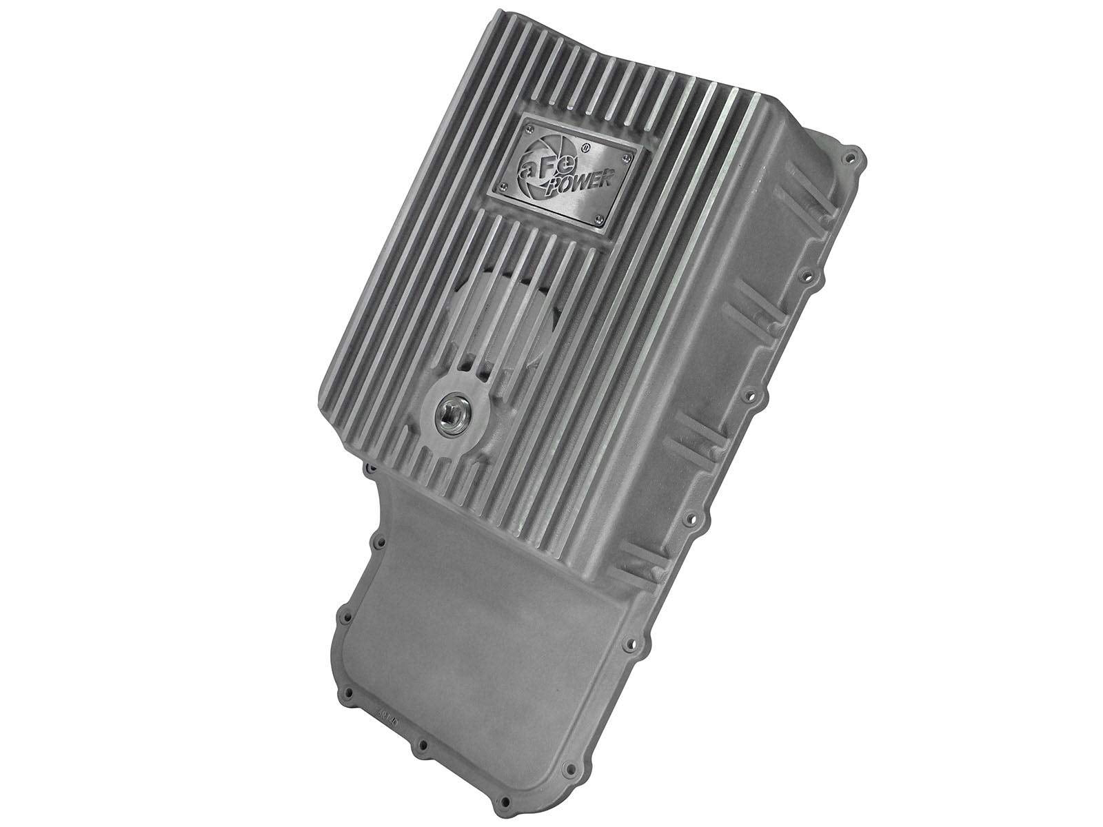 Advance Flow Engineering 46-70180 Cov Trans Pan, 6r140 Ford Trks 11-14 V8-6.7l (T)Raw Machd Fins