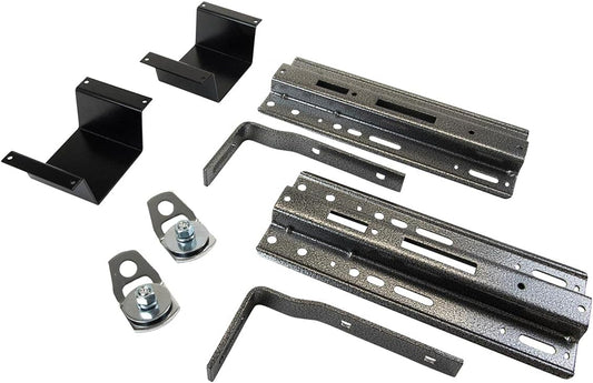 Lippert Components HappiJac Truck Camper Tie-Down Kit; 2003-2008 Dodge Tiedown Set, Front Support Braces, Brackets, Rear Anchors, Installation Hardware - FT-DR2