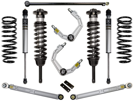 ICON, 0-3.5" Lift, Stage 3 Suspension System, Billet UCA, Compatible with 2010-Up Lexus GX460, K53183