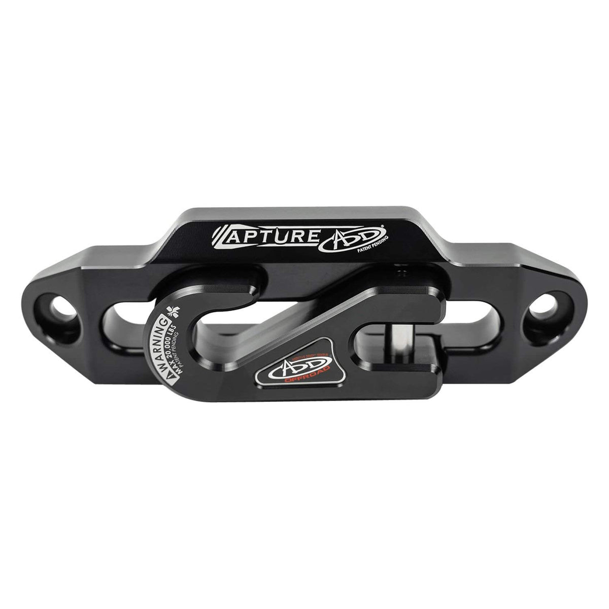 Addictive Desert 1 5/16 Winch Fairlead Plate with Recessed Round End Hook in Black - AC99157590NA