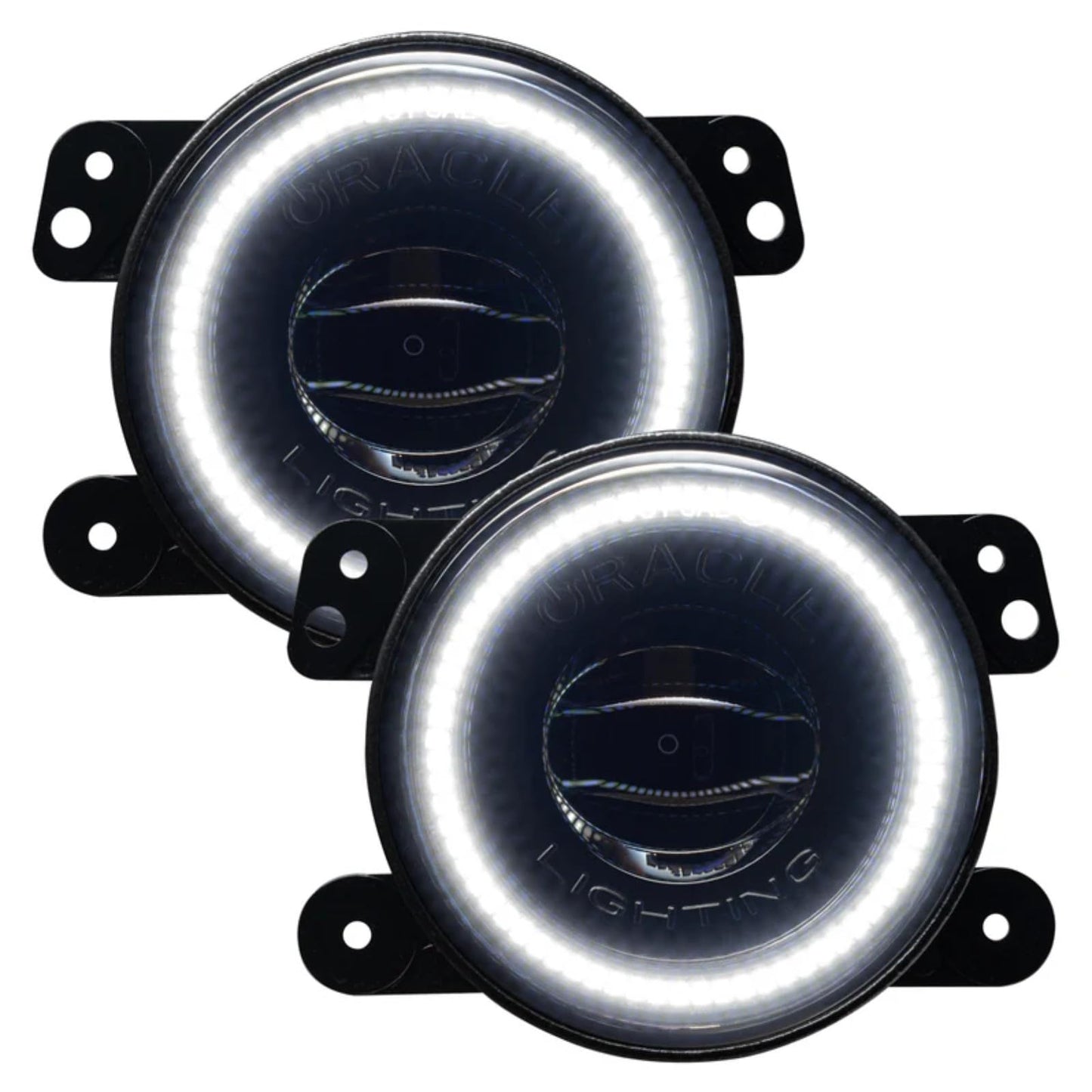 ORACLE Lighting 5846-001 Pair of 20W LED Fog Lights Compatible with 2007 2018 Wrangler JK - White - Road Compliant - Rugged & Durable - High Performance
