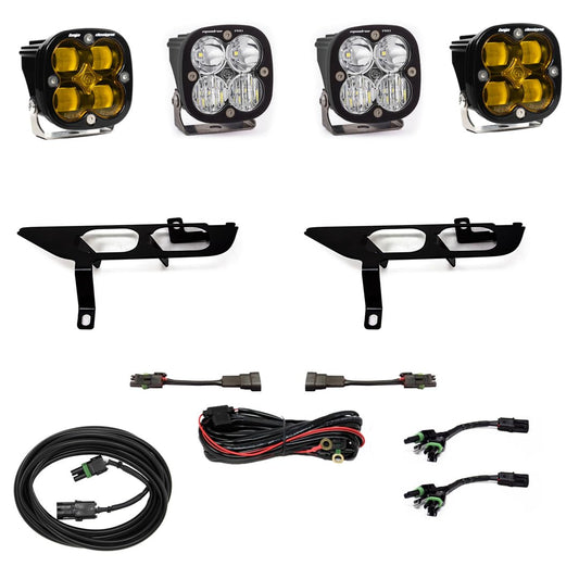 Baja Designs 2122 F150 without Drl(sae Fog Amber Toggle Wiring)squadron SAE/SPORT Fog Pocket Kit - 44-7698