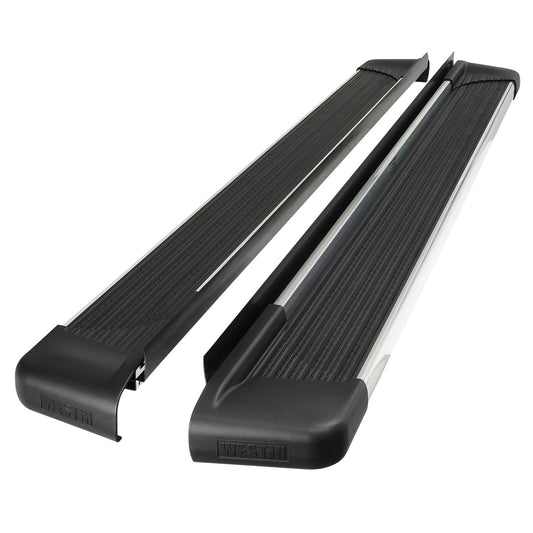 Westin 27-64720 SG6 Running Boards Aluminum Polished Pair 74.25 in (Required Mounting Kit Sold Separately)