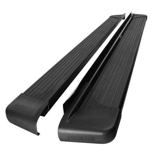 Westin 27-64715 SG6 Running Boards Aluminum Black Pair 68.4 in (Required Mounting Kit Sold Separately)