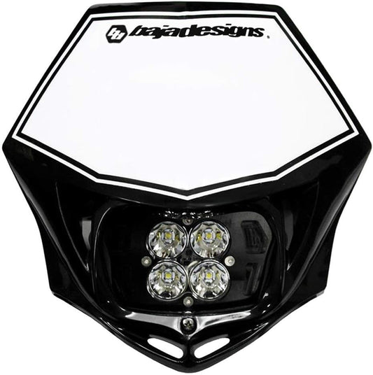 Baja Designs Motorcycle Squadron Sport (D/C) Headlight Kit with Black Shell