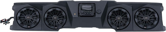 MB Quart MBQD-STG4A-1 320W Stage 4 Visor Audio System for Can-Am Defender with Four 6.5-Inch Speakers, IP67 Rated, Plug-and-Play Kit, Black