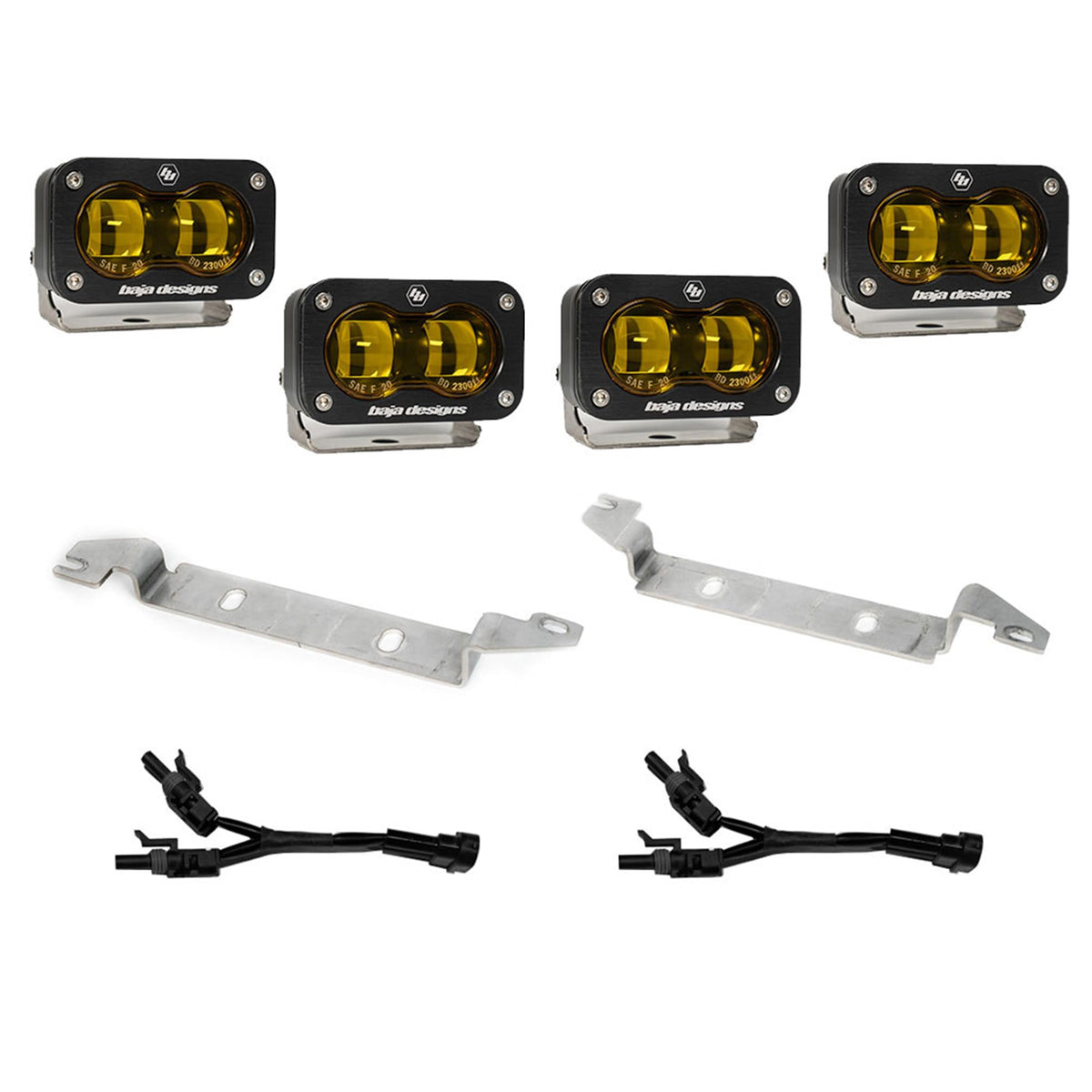 Baja Designs 22C Tundra S2 Sae Amber OEM Fog Replacement Kit - 448167