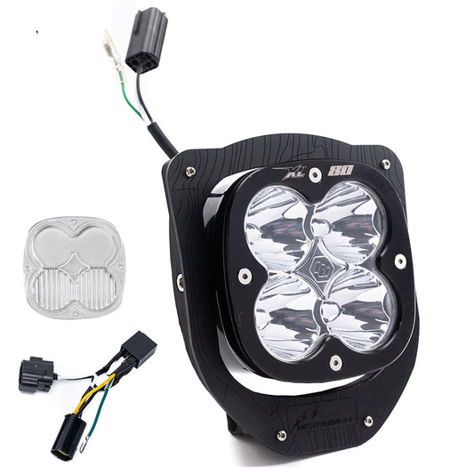 Baja Designs 24C Husqvarna XL80 Fe 350S/FE 501S D/C Headlight Kit with Hilow Harness SPOT/CLEA - 677105
