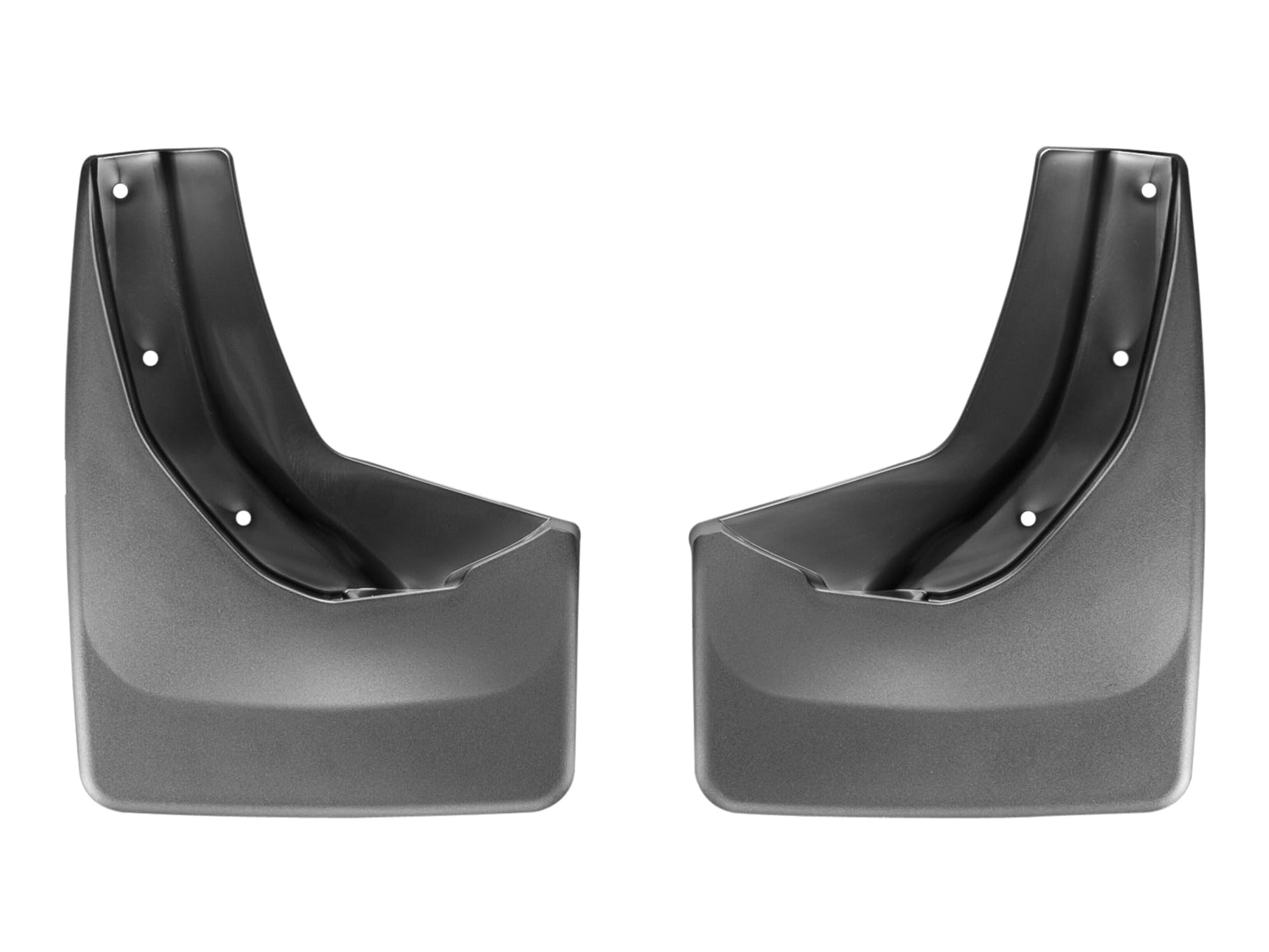 WeatherTech Custom No Drill Splash Guard MudFlaps for Ford Explorer, Rear Pair (120039), Black