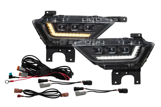Elite Fog Lamps for 2021-2023 Ford F-150, White Diode Dynamics