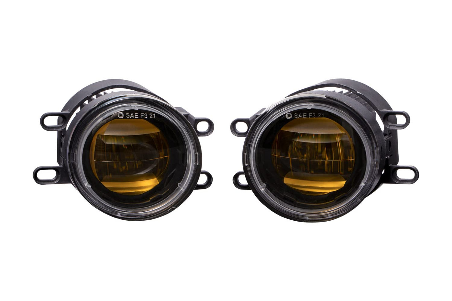 Diode Dynamics Elite Series Fog Lamps compatible with Lexus IS200t 2016 (pair), Yellow (3000K)