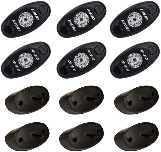 RIGID Industries - Amber Rock Light Kit, Set of 6