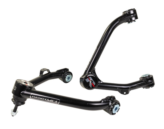 ReadyLIFT 67-37640 Stock/Leveling & Big Lifts Upper Control Arms-New Bushings & High Angle Ball Joint with OE Forged Arms For Chevrolet/GMC 1500 RWD, 4WD