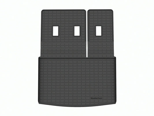 WeatherTech SeatBack Cargo Liner HP for Cadillac Escalade-V ESV, Yukon XL, Suburban - Behind 3rd Row (401466IM), Black