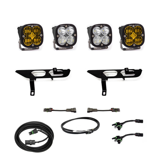 Baja Designs 2122 F150 without Drl(sae Fog Amber Upfitter Wiring)squadron SAE/PRO Fog Pocket Kit - 44-7700UP