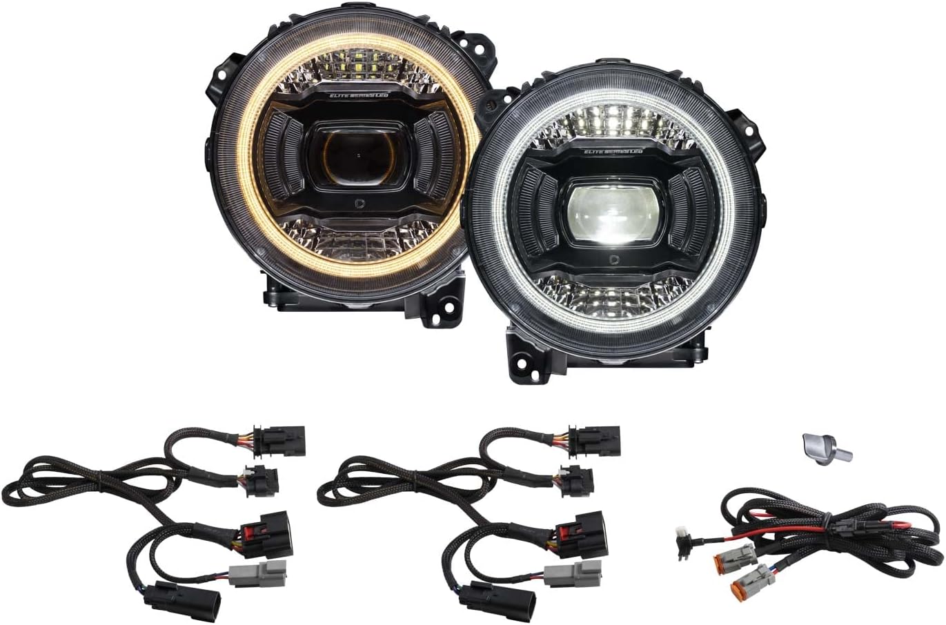 Diode Dynamics Elite LED Headlights compatible with Jeep Gladiator 2020-2026, Elite