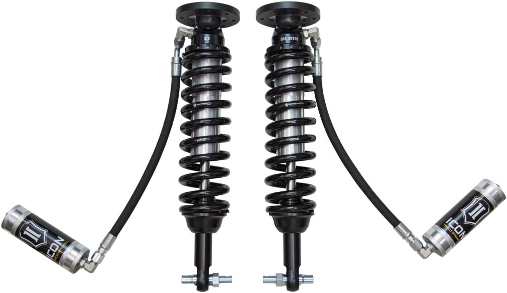 ICON 2-2.63 Lift Front 2.5 VS Remote Reservoir Coilover Kit, Compatible with 15-20 Ford F150 4WD, 91811