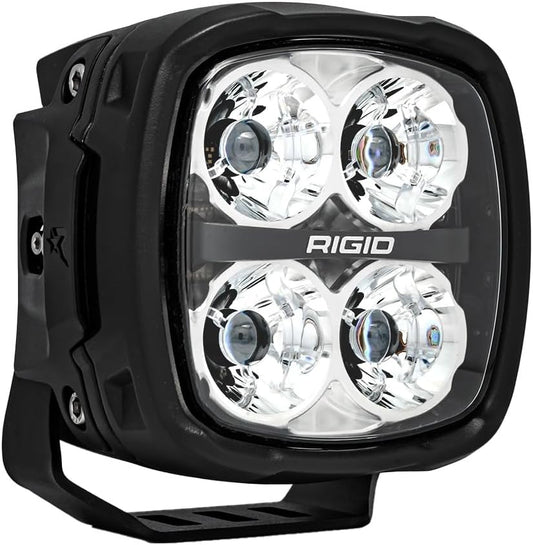 Rigid Industries Phoenix Spot LED Light Pod - Amber Backlight, 5 Color Modes, 3 Power Modes, Universal Fit