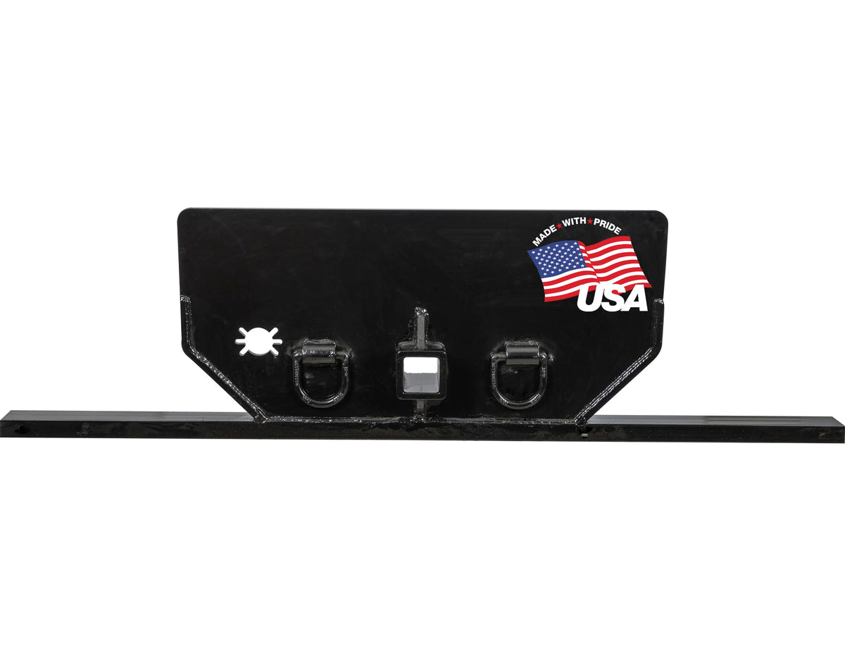 Buyers Products 1809085 Hitch Plate with 2-1/2 Inch Receiver for GMC/Chevy/International 4500-6500 (2019+), Bottom Channel Position, 20,000 MGTW, Pintle Hook Hitch Plate